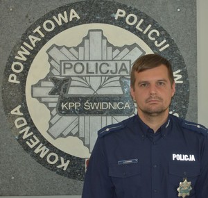 asp. Karol Morawski KPP ŚWIDNICA